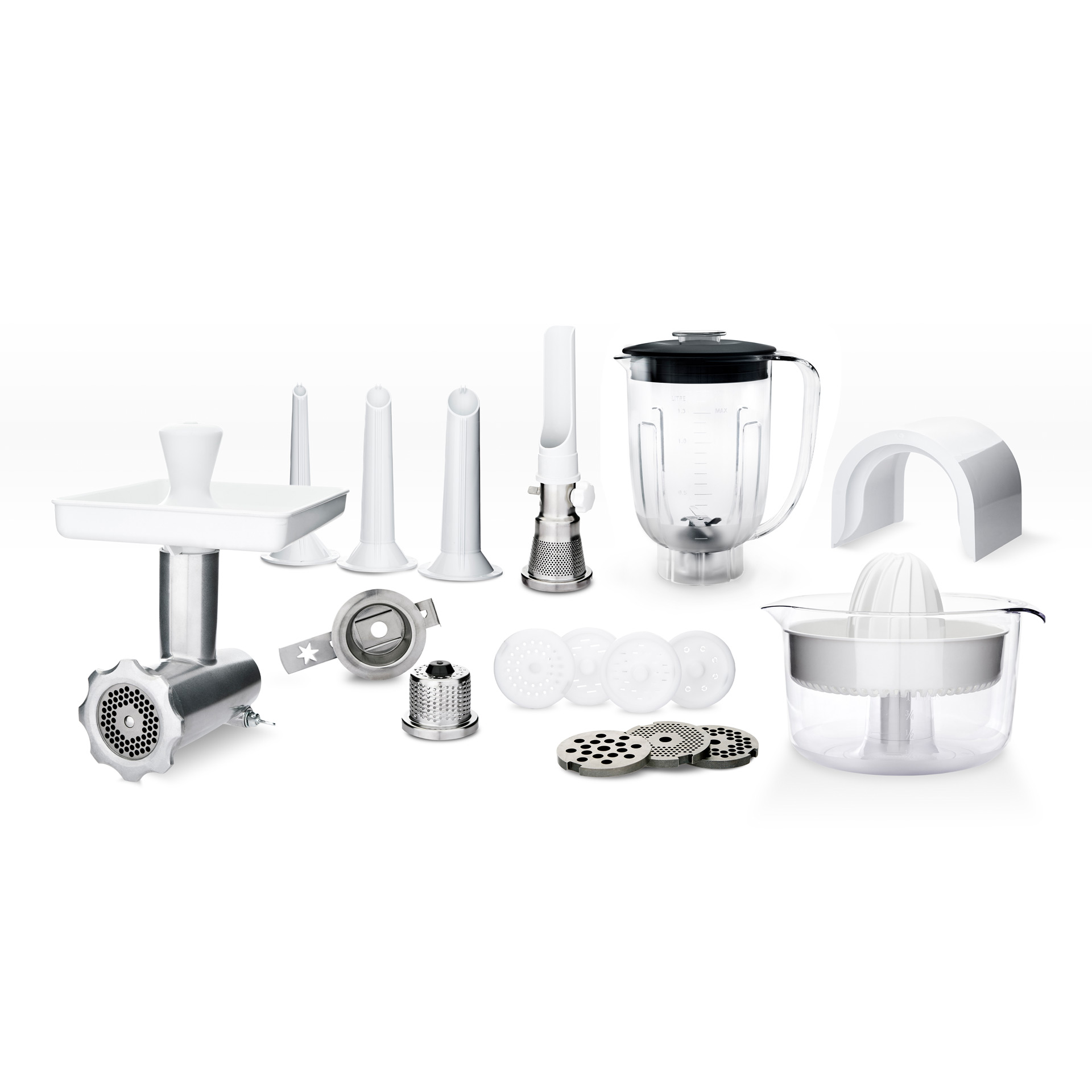 7-teiliges Deluxepaket für die Ankarsrum Assistent Original als Ergänzung des Basissets 7-teiliges Deluxepaket für die Ankarsrum Assistent Original als Ergänzung des Basissets