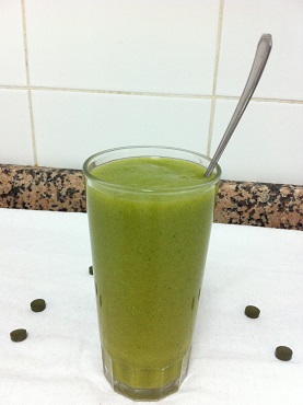 Zucchini-Mango-Chlorella-Drink