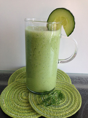 Grüner Smoothie „Muntermacher“