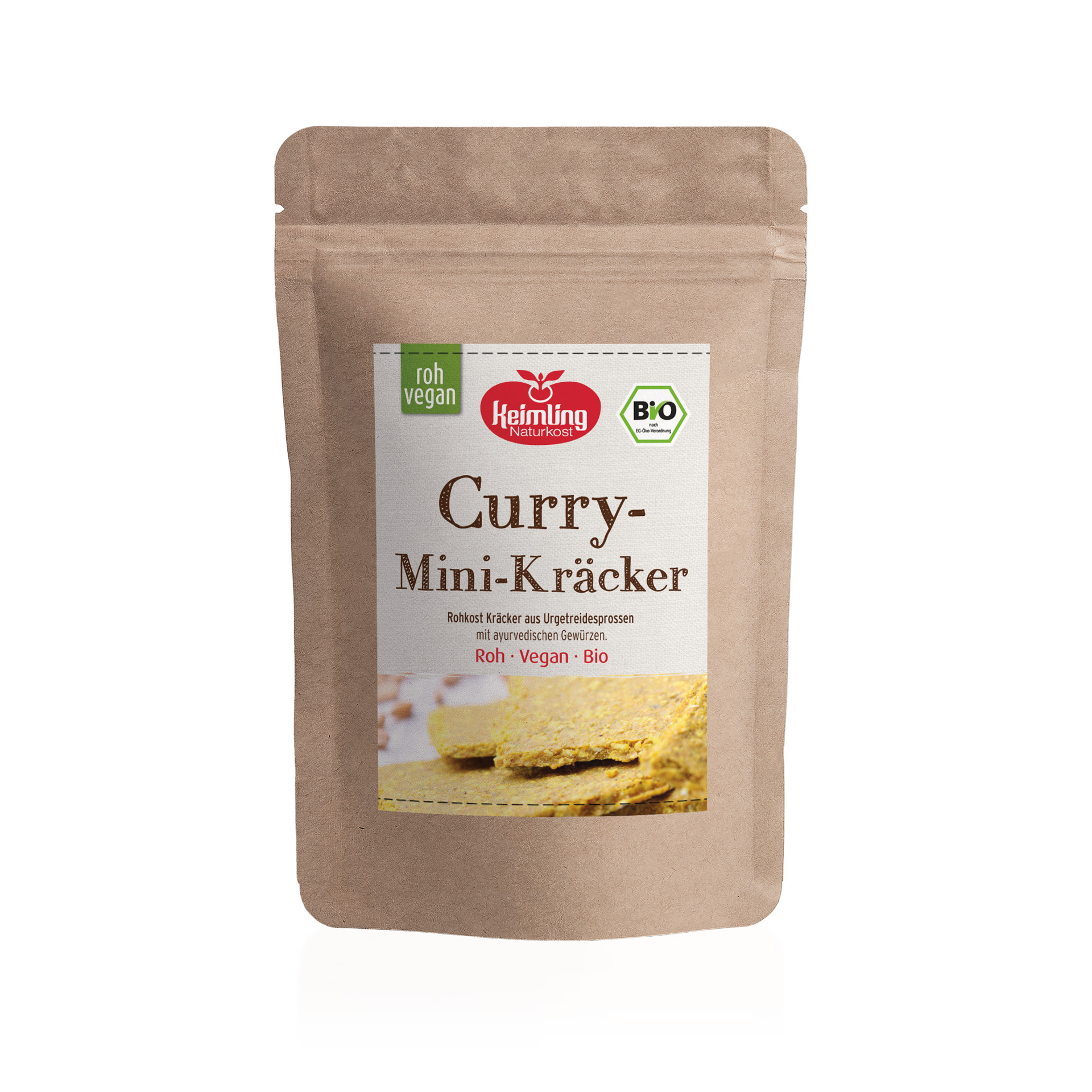 Curry-Mini-Kräcker aus Urgetreide