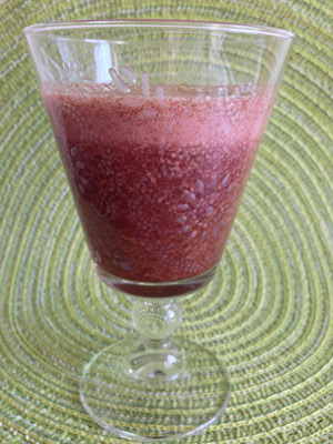 Grüner Smoothie „Kirschkuss“