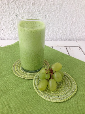 Grüner Smoothie Seerosenteich