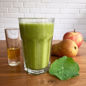 Grüner Kresse-Smoothie