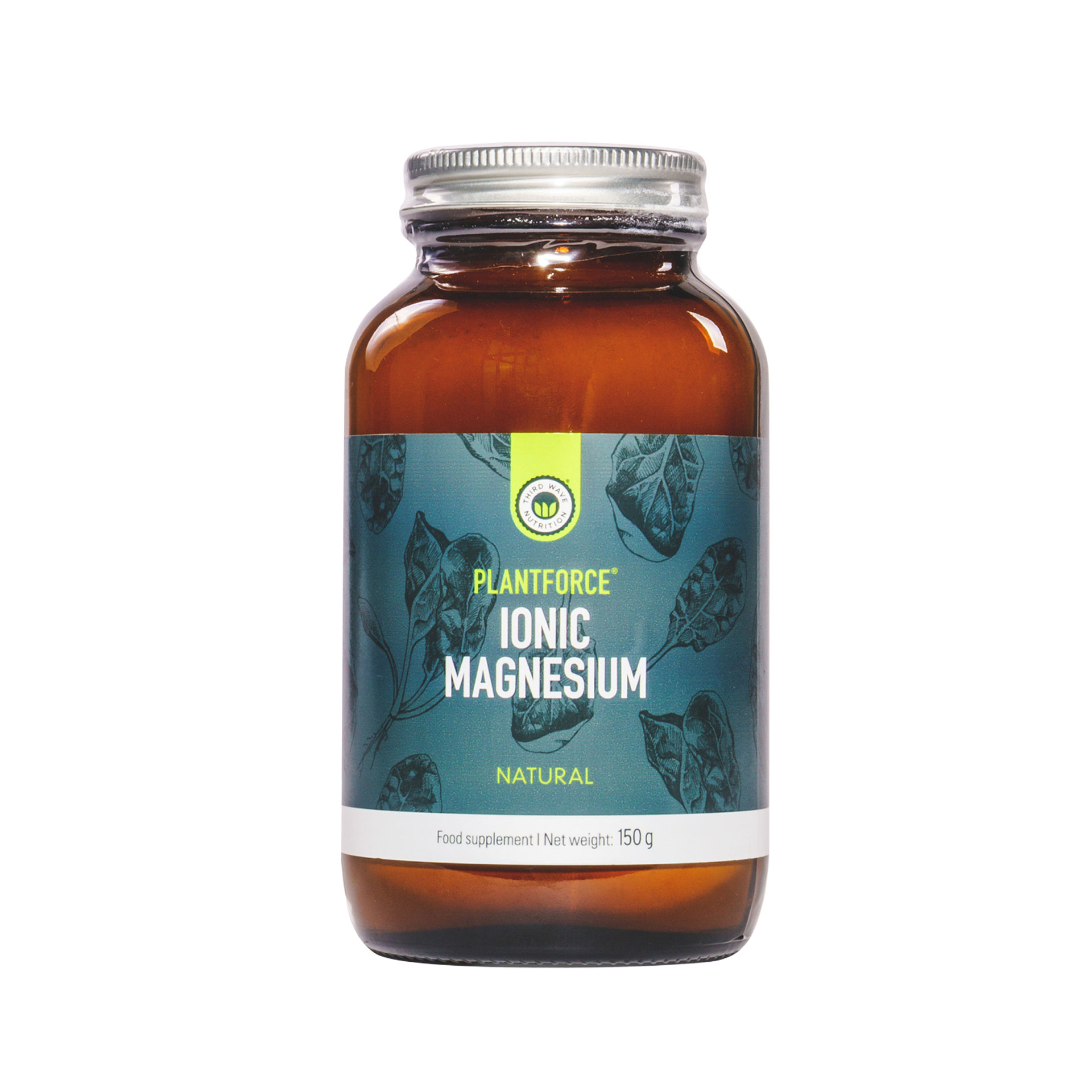 Plantforce Magnesium Natural Pulver, 150 g