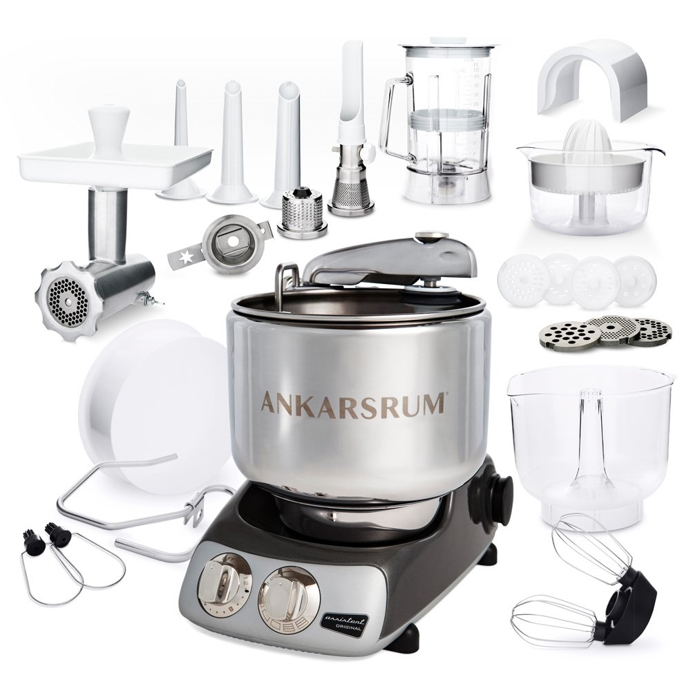 Ankarsrum Assistent Original Black Chrome - Deluxepaket Ankarsrum Assistent Original Black Chrome - Deluxepaket