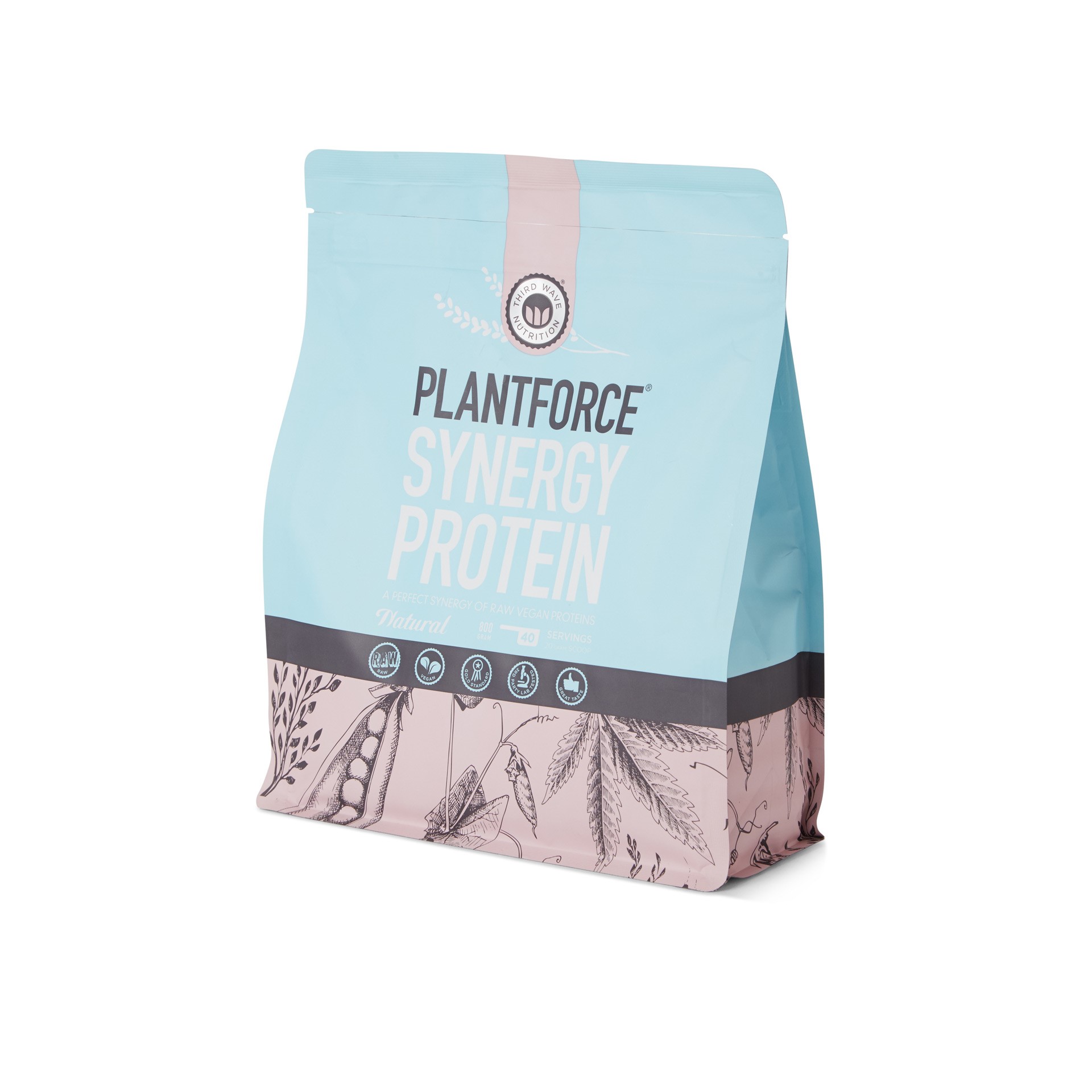 Plantforce Synergy Life veganes Proteinpulver 800 g