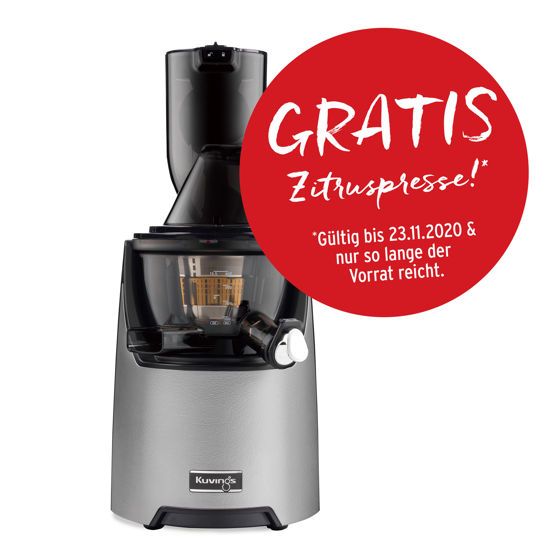Kuvings Whole Slow Juicer EVO820 der Pionier der Entsafter nun auch
