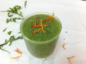 Ananas-Gurken-Chia-Smoothie