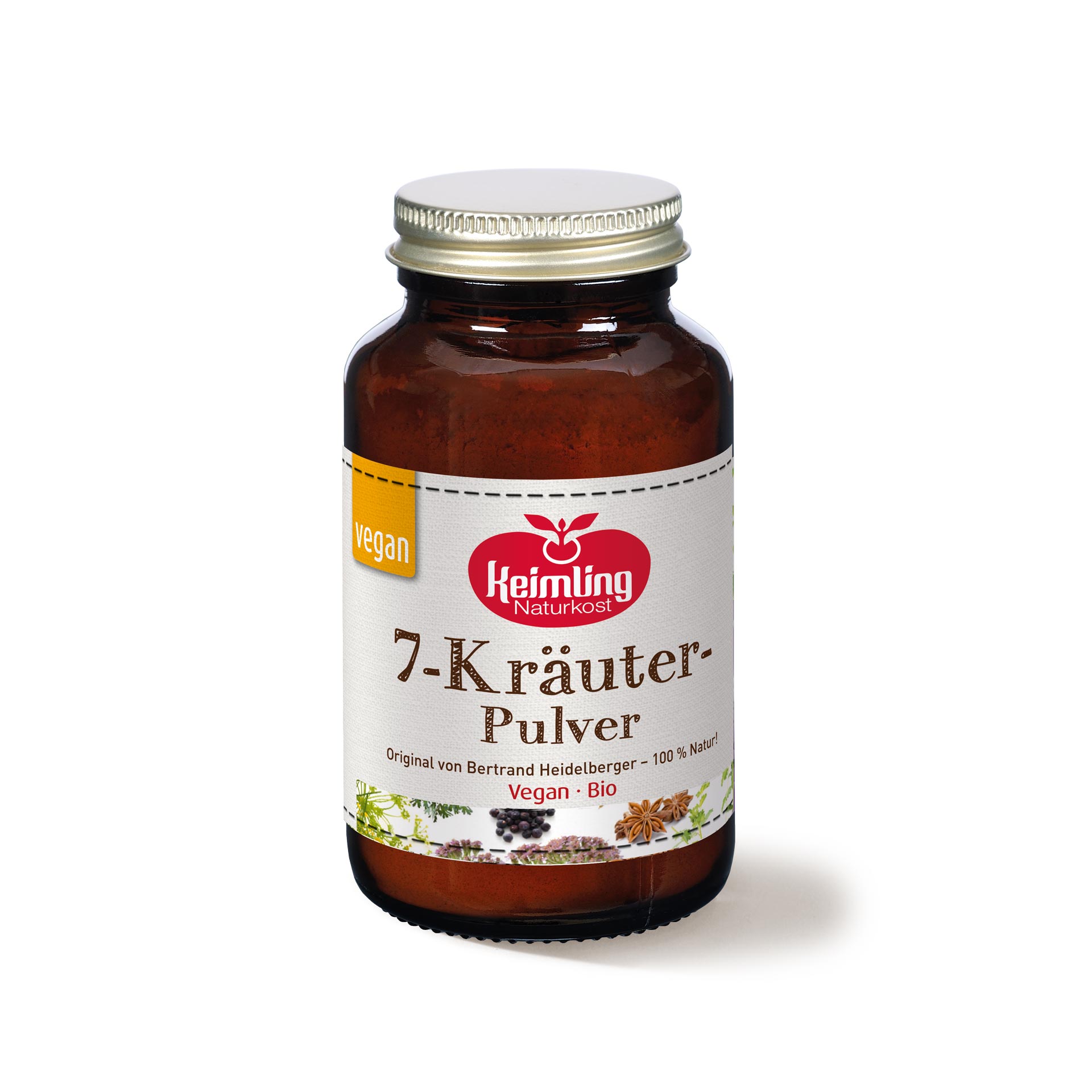7 Kräuter Pulver, bio 80 g