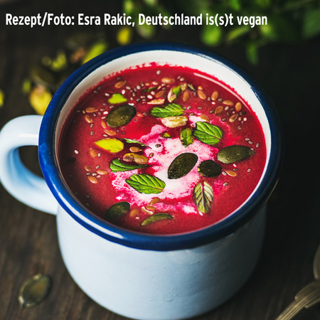 Rote Beete-Apfel Suppe