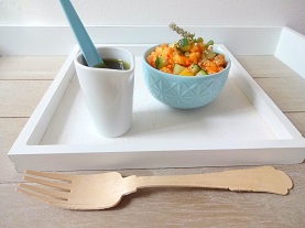 Papaya-Salat mit Sesam-Minz&ouml;l